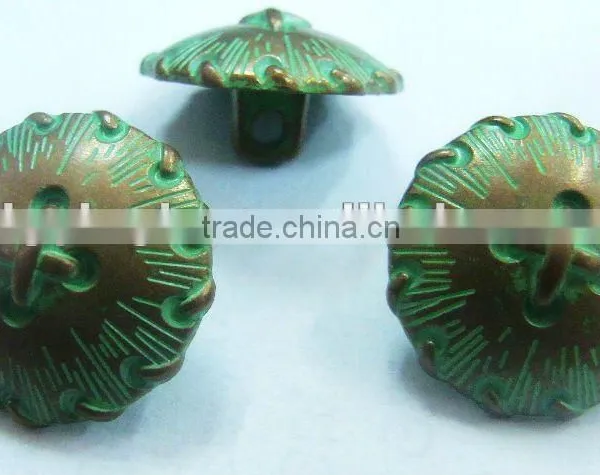 Umbrella Shape and Noble Metal Alloy Button for Garment