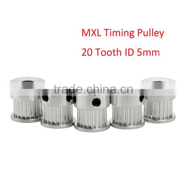 3D Printer China MXL Timing Pulley Aluminum Gear MXL Synchronous Pulley New Machine 2016