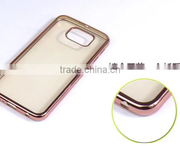 2016 Newest Mobile Phone Cover Case Electroplate Tpu for Galaxy S6 photo-4