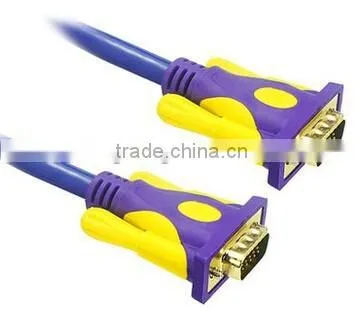 Factury Price Male to Male Gold Plated Vga Cable
