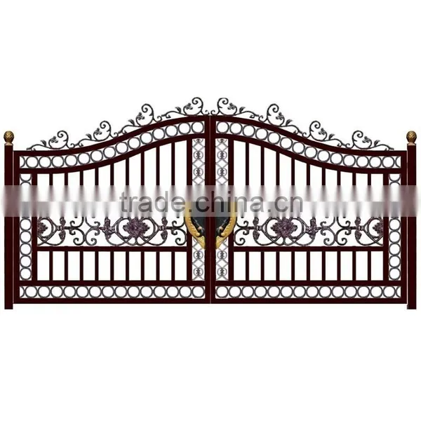 2015 High Quality Remote Control Cheap Wrought Iron Gates Garden Gate photo-6
