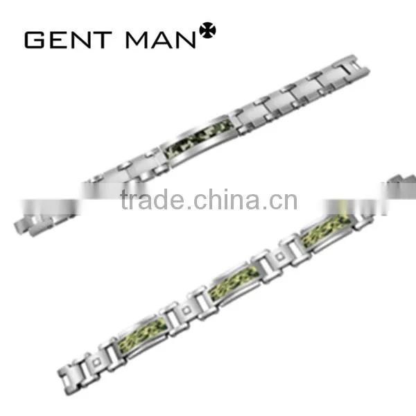 Latest Jewelry Design Camo Design Unique Stianless Steel Bracelet Watch photo-4