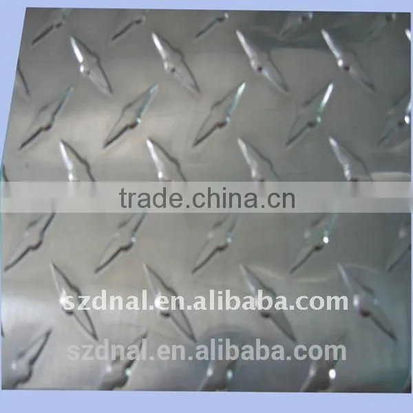 3003H14 Aluminium Chequer Diamond Plate for Flooring photo-2