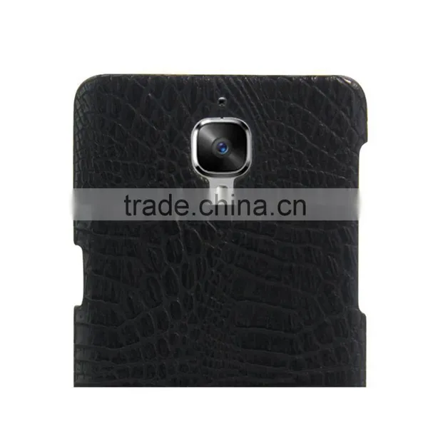 C&T Black PU Leather Back Cover Case Shell for Oneplus 3 photo-3