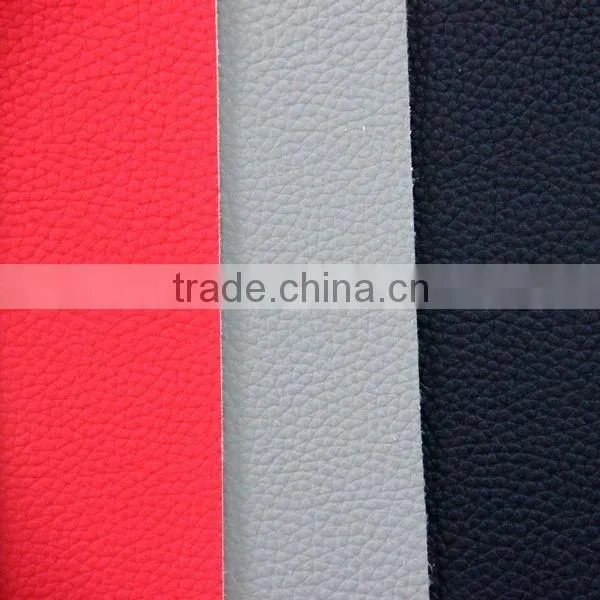 Embossed PU Leather for Shoes Upper Usage, Same With Real Leather Design photo-2
