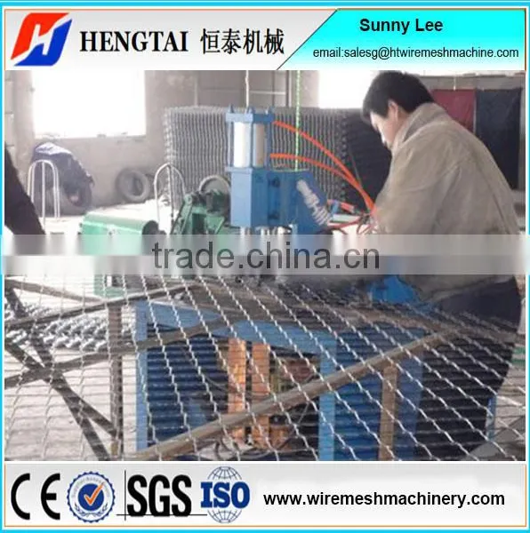 High Efficiency Pattern Uniform Beautiful Grid Fence Crimped Machine photo-2