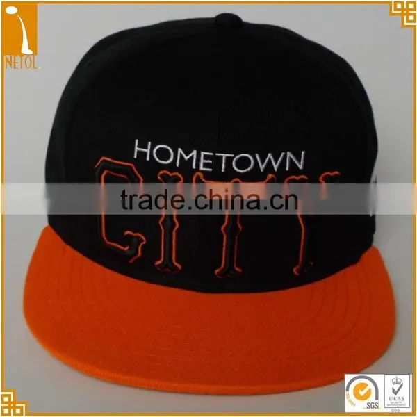 6 Panel Flat Bill 3d Embriodered Custom Baseball Snapback Caps photo-2