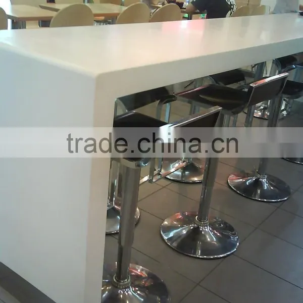 New Design Long Bar Table in Solid Surface Bar Table for Sale photo-4