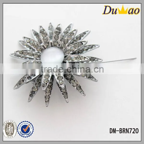 Colourful Brooch Metal Brooch Bulk Rhinestone Brooches photo-2