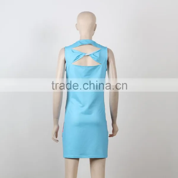 Wholesale Cheap Printed Dress Women Casual One Piece Dress In Floral Print photo-2