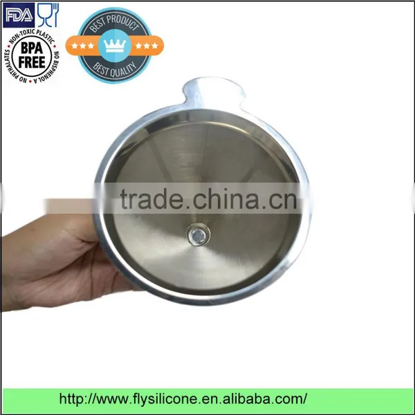 High Quality Wholesale Pour Over Stainless Steel Coffee Cone Dripper With Cup Stand photo-6