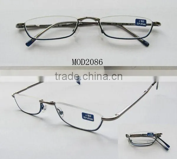 Fashion Elegant Fold Metal Reading Glasses