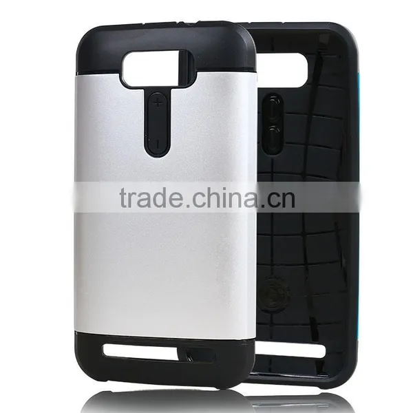 LZB Hot Selling Colorful Armor Cover for Asus Zenfone 2 Laser Case