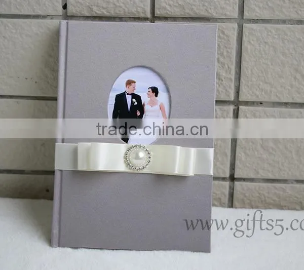 Personalized Wedding Guest Book Wiht Photo Frame photo-2