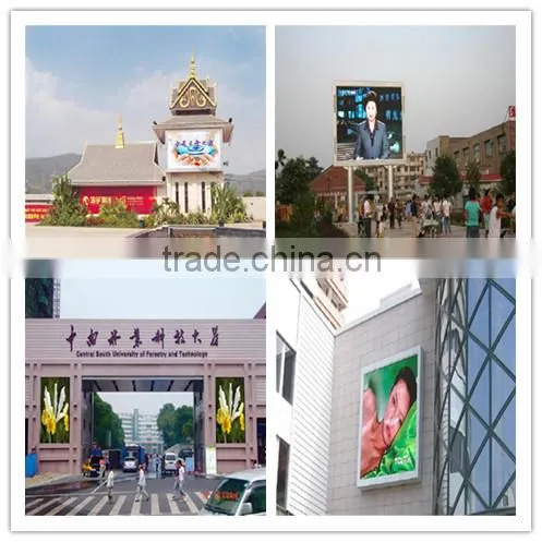 Fixed Installation HD P8 Outdoor Led Display Signboard Pole Standing/ Wall Mounted