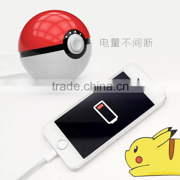 (Lowest Price) Game Cosplay Pokeman go 12000mah Power Bank Pokeball Mobile Charger With LED Light Pokemon photo-3