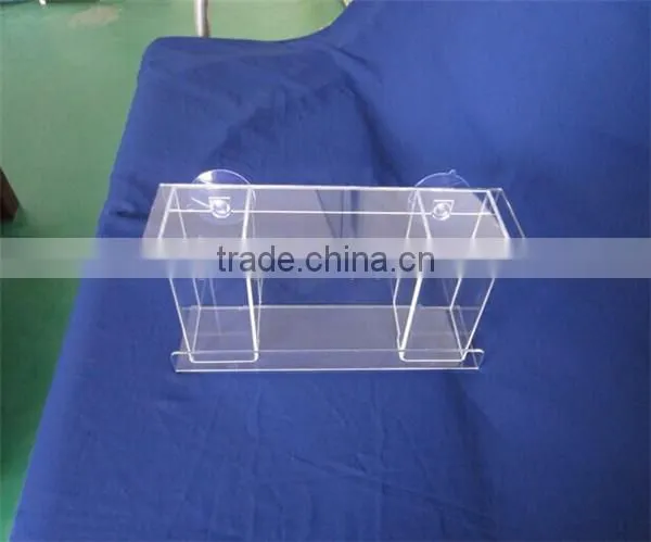 Custom Clear Plastic Acrylic Bird Food Dispenser photo-4