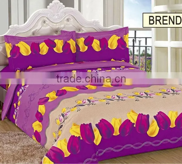 Polyester Printed Dyed Bed Sheet Fabric