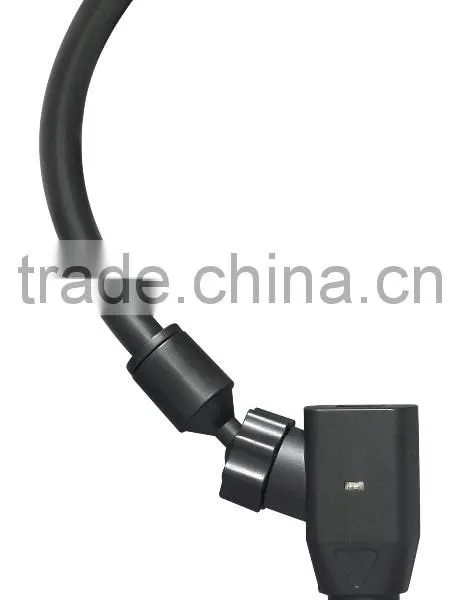 One Hand Operation Flexible Gooseneck Dual USB Ports Car Mobile Charger Stand for Mobile Phone photo-5
