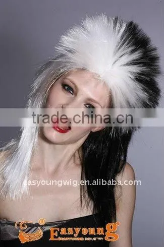 Cheap Synthetic Material and Wig Type , Crown Football Soccer Fans Wig photo-3