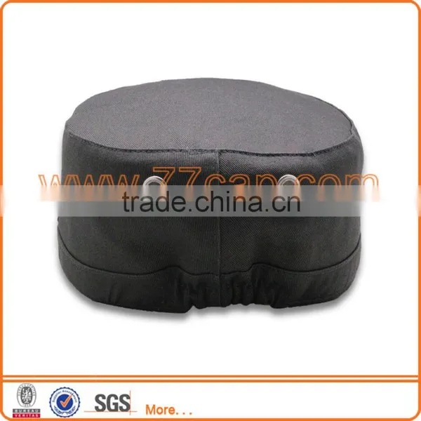 Custom Flat Top Military Cap With Applique Logo photo-2