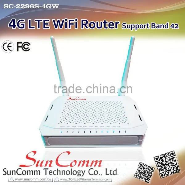 SC-2296S-4GW Easier and Faster 4G LTE WIFI Router With 4G SIM Card Band 42 photo-3