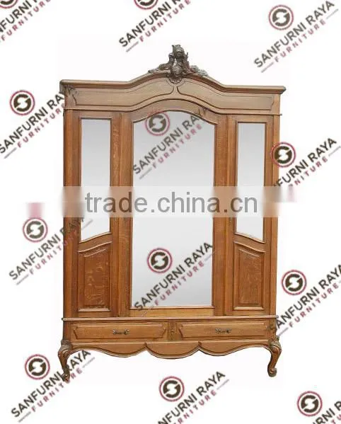 French Style Armoires or Wardrobe Three Doors