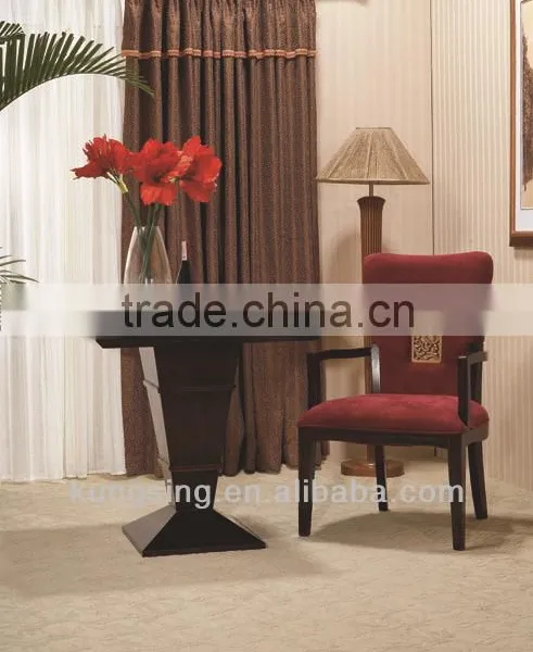 restaurant or hotel armrest dining tables and chairs