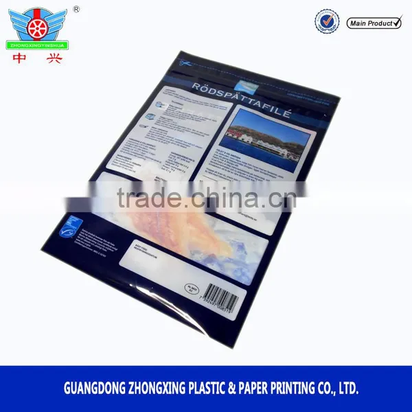 Customized Plastic Printed Laminated Frozen Food Packaging Bag/freezer Bag photo-4
