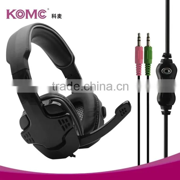 Professional 3.5mm PC Gaming Stereo Noise Canelling Headset Headphone Earphones With Volume Control Microphone HiFi Driver For L photo-4