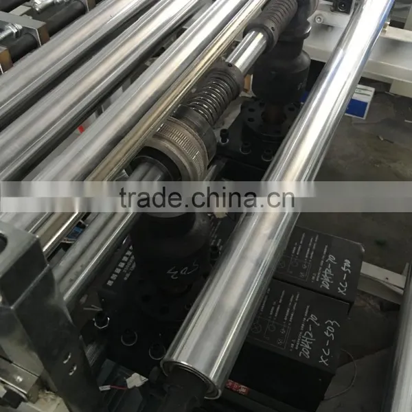 Automatic Non Woven Fabric Ultrasonic Embossing Roll to Sheets Cutting Machine photo-6