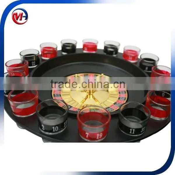 High Quality Russian 32" Roulette Wheel Drinking Game With 12 Shot Glass photo-2