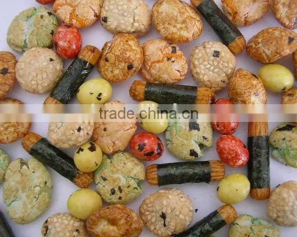 Different Flavor Rice Crackers and Coated Peanuts Mixed RCM2 for Sale With BRC Certificate Very Crispy photo-2