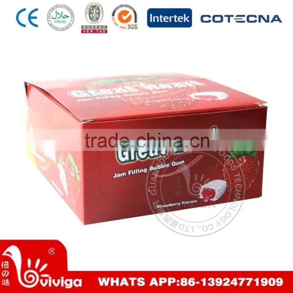 3.6g Sweet Cube Fruit Great Heart Center Fill Bubble Gum photo-4