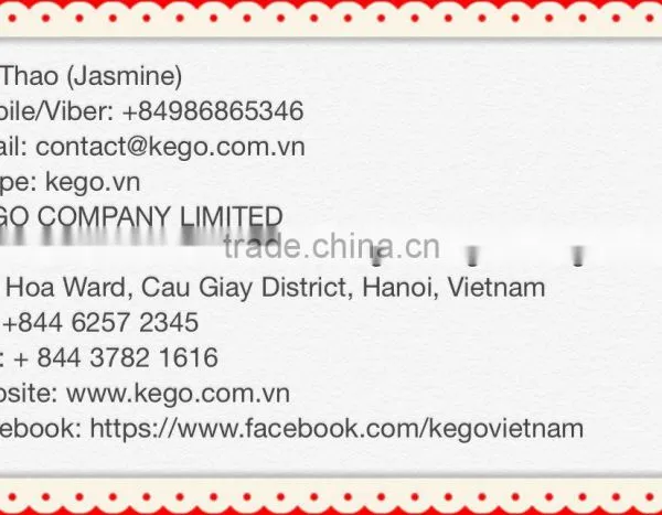 Striped Green Color Coated Wooden Broom Handle Only From KEGO Vietnam photo-6