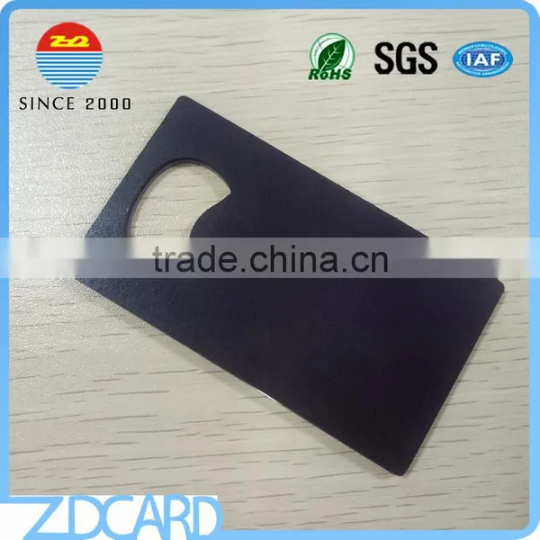 Cut Through Credit Card Size Metal Bottle Opener photo-5
