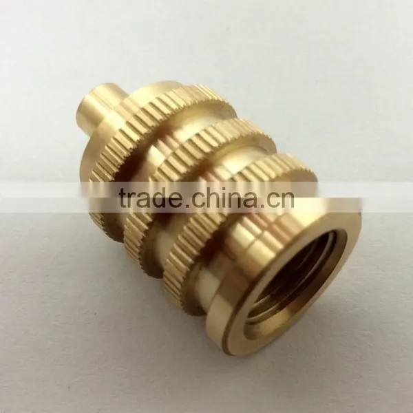 Customized High Precision Cnc Brass Inside Thread Knurled Part photo-3