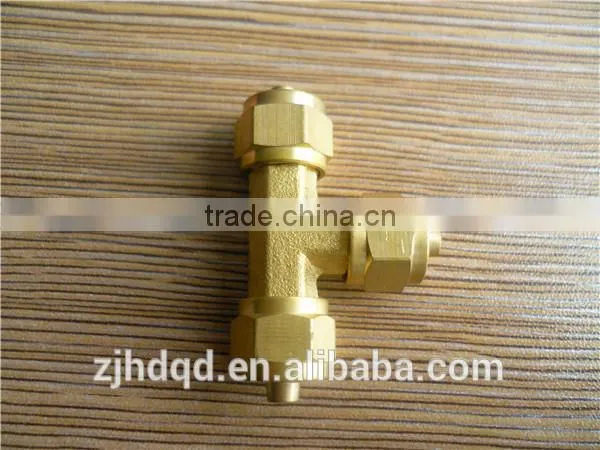 High Quality Tee Three Ways Hose Quick Cross And Compression *6 *8 *10 photo-4