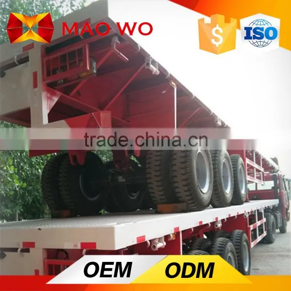 3 Axle Platform Trailer for 20ft and 40ft Container Transport photo-4