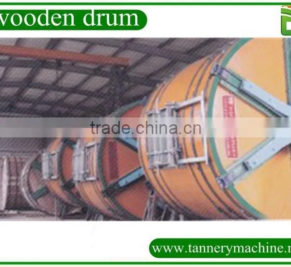 Export Tannery Leather Dyeing Wooden Drum photo-5