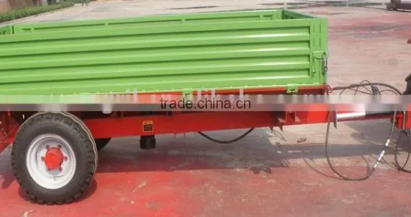 Hot Sale Euro Style Agtrilculture Tractor Use Hydraulic 2 Ton, Farm Tipping Trailer, Rear and Side Tipping With CE Certification photo-4