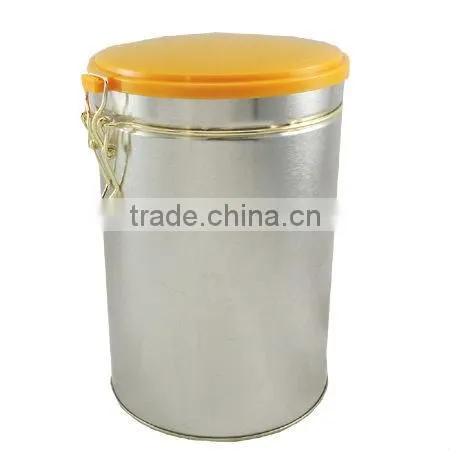 Round Airtight Coffee Tin Box photo-3