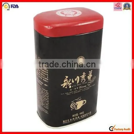 Airtight Rectangular High Quality Coffee Tin Boxes photo-4