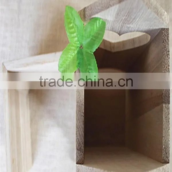 Handmade Crafts Wood Room Toy Wooden Bird Nest Packaging Sticky Window Wood Toys With Heartshapeed Window photo-4