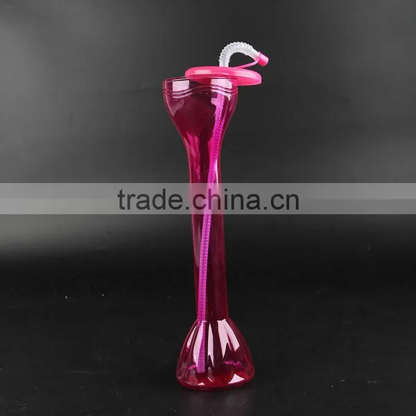 Manufacturer Wholesale Plastic Kids Party Water Bottles With Straw photo-2