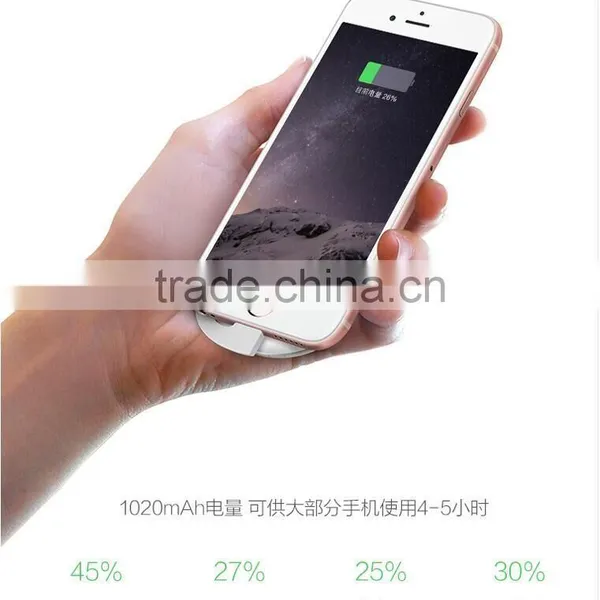 Multi-functional USB Charging Cable Mini Cookie Design 1020mAh Power Bank Build-in USB Cable photo-5