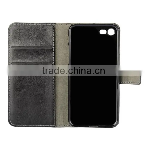 Mobile Phone Leather Case for Iphone,wallet PU Leather Case Cover With Card Slot Photo Frame For IPhone 7 photo-4