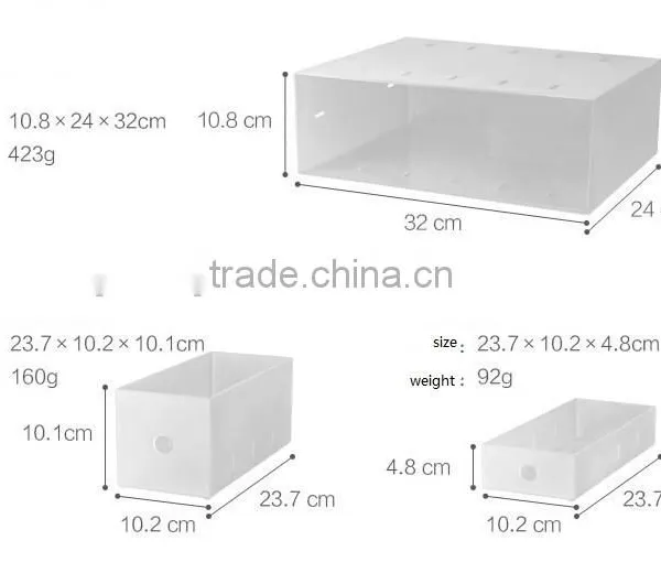 Dull Polish Combination Drawer Storage Box Plastic Drawer Storage Cabinet photo-4