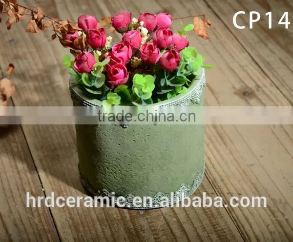 Hot Sale Indoor Antique Cement Flowerpots & Planters photo-6