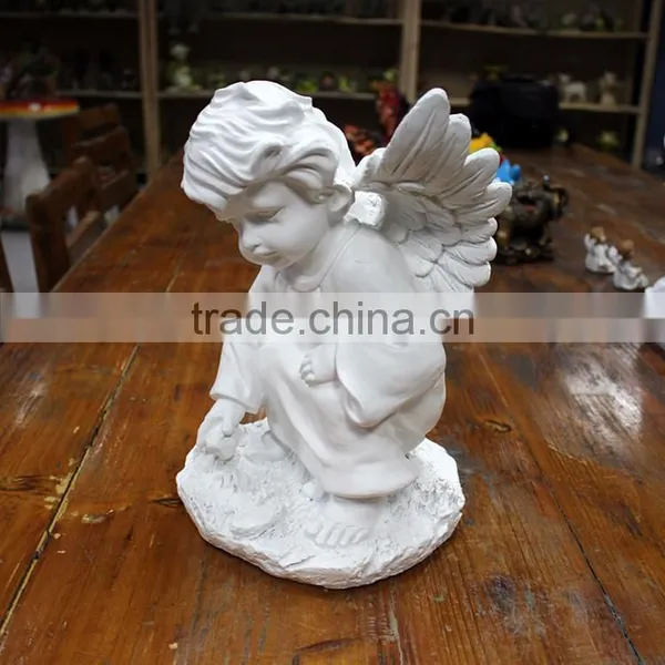 Custom Angel Figurine Christmas White Angel Reading photo-4